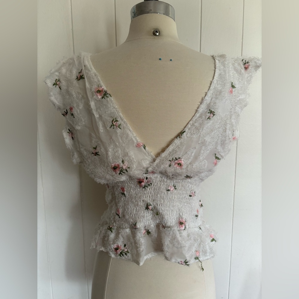 Line & Dot textured blouse S